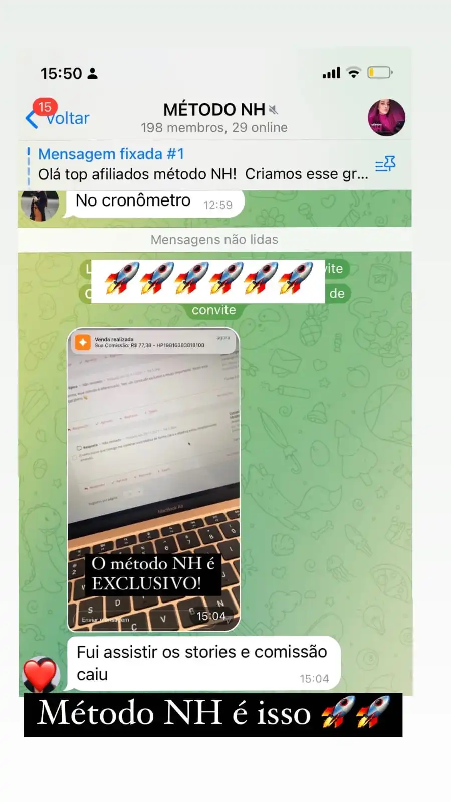 Comprovante de resultado 1